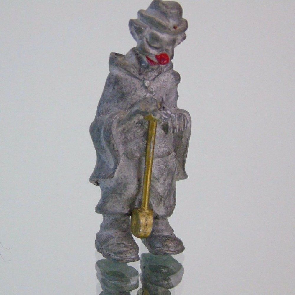 Circus Clown Pewter Figure Miniature